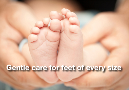 Gentle care for feet